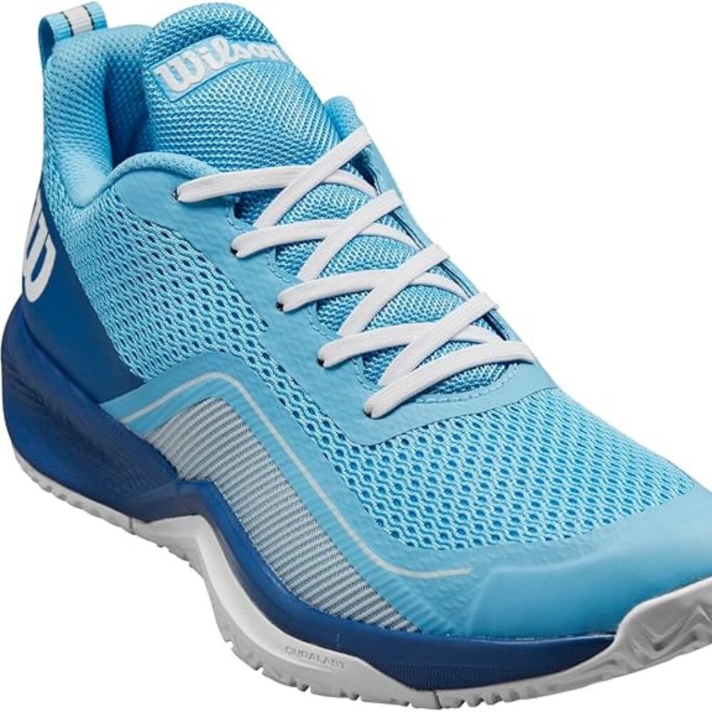 Wilson Women's White Blue Rush Pro Lite OrthoLite Tennis Shoes Size 8 - Picture 5 of 12